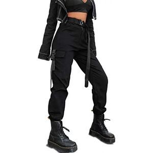 BEJONS Women’s Relaxed Fit All Day High Waist Cargo Pants Size Large